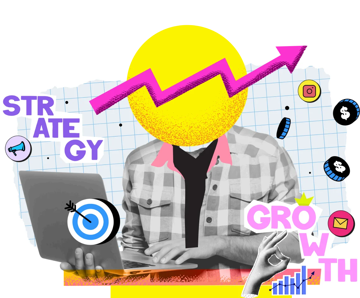 Kolase strategi, ide, dan pertumbuhan bisnis